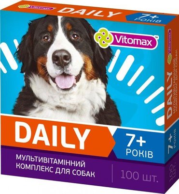 Мультивітамінний комплекс Daily для собак таблетки 100 шт. 2006086 фото