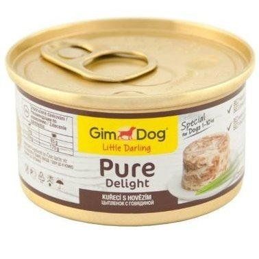 Влажный корм для собак Gimborn GimDog LD Pure Delight с курицей и говядиной 85 г 1001416 фото