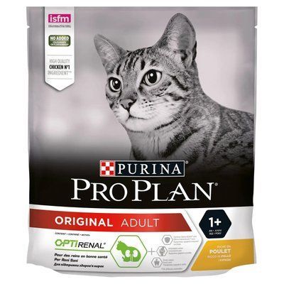 Сухий корм для дорослих кішок Purina Pro Plan Original Adult Chicken 400 г (курка) 335 фото