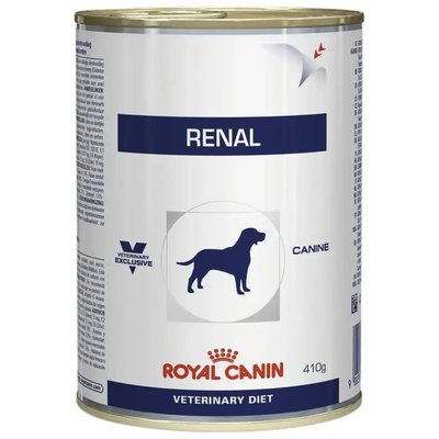 Вологий корм для собак, при захворюваннях нирок Royal Canin Renal 410 г (домашня птиця) 1008457 фото