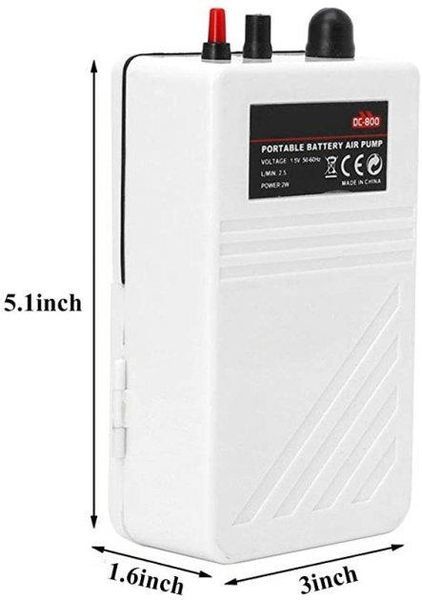 Компрессор на батарейках Xilong DC-800 2W 2,5л-мин 2003377 фото