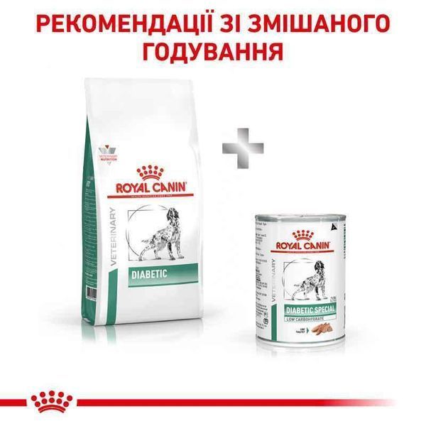 Лечебный корм для собак Royal Canin (Роял Канин) Diabetic Dog при сахарном диабет 1.5 кг. 2005183 фото