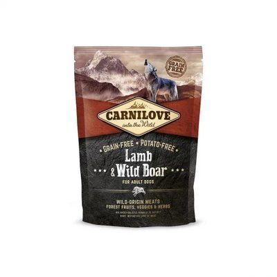 Сухий корм Carnilove Adult Lamb & Wild Boar, для собак, 1.5 кг 2013726 фото