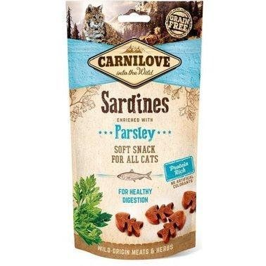 Ласощі для кішок Carnilove Semi Moist з сардиною та петрушкою 50 g 2001728 фото