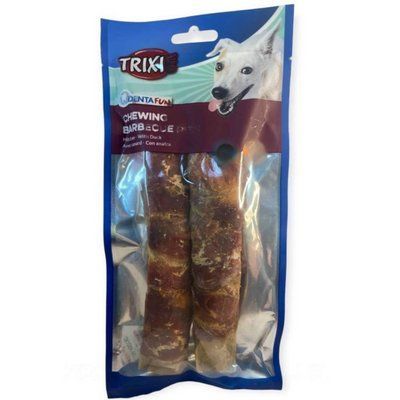 Лакомство для собак Trixie Denta Fun Ребрышки с уткой для чистки зубов 17 см 2*110 г 2017395 фото