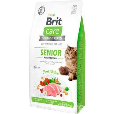 Сухий корм Brit Care Cat GF Senior Weight Control для дорослих котів, контроль ваги 0.4 кг 2008009 фото
