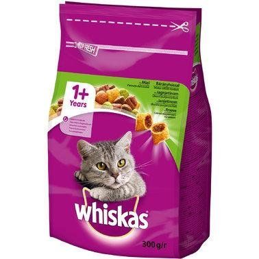 Сухой корм для взрослых кошек Whiskas с ягненком 300г 1004792 фото