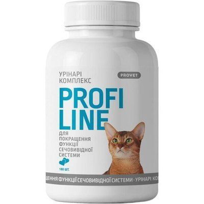 Вітаміни для котів ProVET Profiline Уринар комплекс для поліпшення функції сечовивідної системи 180 табл 2017635 фото