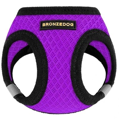 Шлея для собак BronzeDog Mesh Vest , сітчастий нейлон, фіолетовий, 43-53 см 2011150 фото