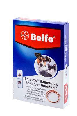 Нашийник Bayer Больфо від бліх і кліщів для кішок і собак 35 см 1007032 фото