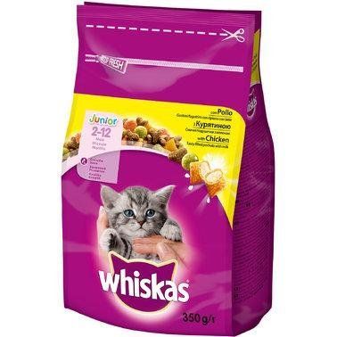 Сухой корм для котят Whiskas с курицей 300 г. 1006808 фото