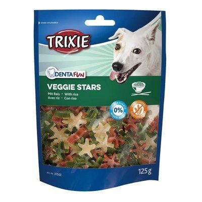 Лакомство для собак Trixie Denta Fun Veggie Stars 125 г (рис) 1002147 фото