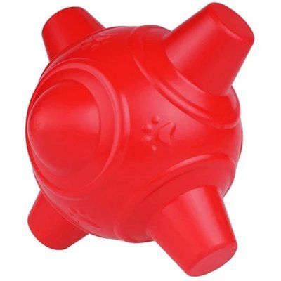 Іграшка-бомба для собак BronzeDog Quadrangular Ball, плаваюча, 16 см 2010346 фото