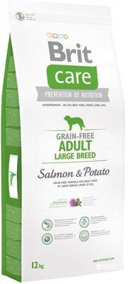 Сухой корм для собак весом от 25 кг Brit Care GF Adult Large Breed Salmon & Potato 12 кг. 2006280 фото