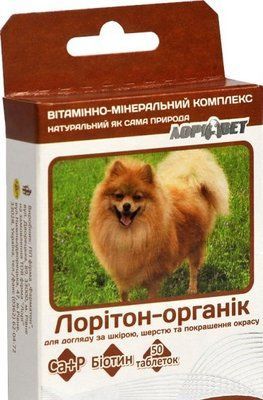 Витаминно-минеральный комплекс для собак Лори Органик 50 таблеток 1002535 фото
