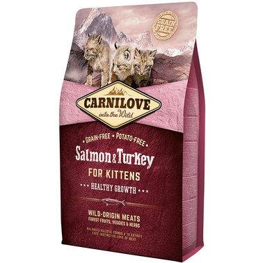 Сухий корм для кошенят Carnilove Salmon & Turkey Kitten 2 кг. 2006203 фото