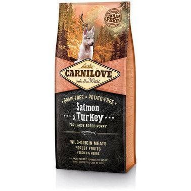 Сухий корм для цуценят великих порід Carnilove Salmon & Turkey Large Breed Puppy 12 кг 2010580 фото