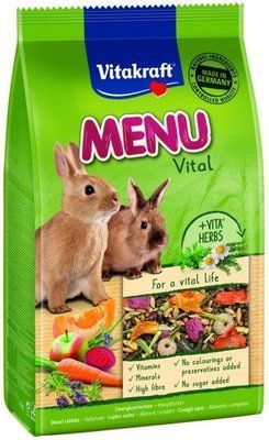 Корм для кроликов Vitakraft Menu Vital 1 кг. 2008148 фото