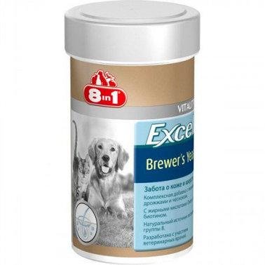 Вітаміни 8in1 Excel Brewers Yeast для собак і котів 140 шт. 1001133 фото