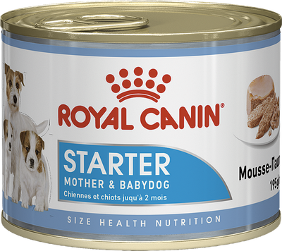 Влажный корм для щенков Royal Canin Starter Mousse 195 г. 8211 фото