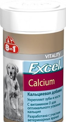 Кальций 8in1 Excel Calcium для собак таблетки 155 шт 1000947 фото