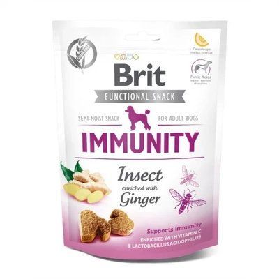 Ласощі Brit Care Immunity, для собак, комахи з імбиром, 150 г 2016658 фото