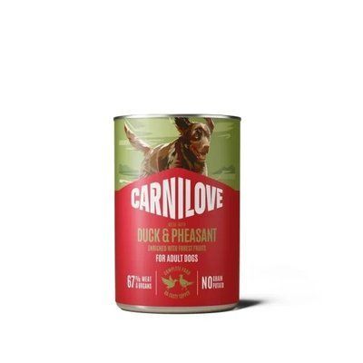 Консерва Carnilove Dog, для собак, с уткой и фазаном, 400 г 2023243 фото