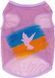 Майка для собак WAUDOG Clothes малюнок "Прапор", сітка, XS, B 26-29 см, C 16-19 см, рожевий 2010222 фото 1