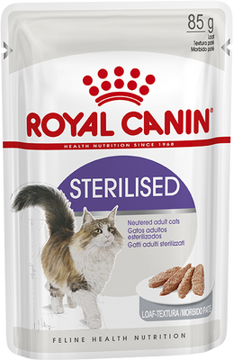 Вологий корм для кішок Royal Canin Sterilised Loaf паштет для стерилізованих кішок старше 1 року 85 г. 1008126 фото
