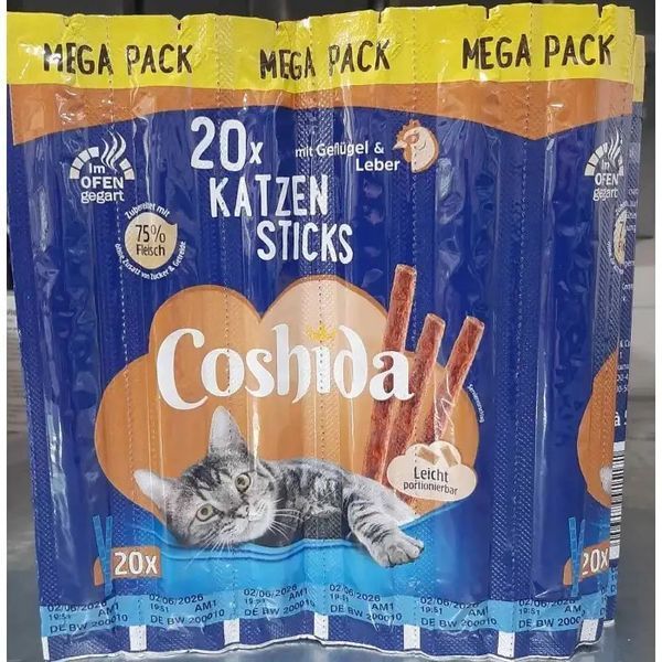 Ласощі для кішок Coshida м'ясні палички 1 шт. 1002899 фото