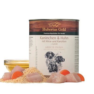 Влажный корм для собак Hubertus Gold Rabbit & Chicken 800г. 2016472 фото