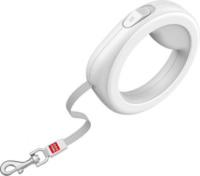 Повідець-рулетка для собак Collar WAUDOG R-leash, кругла, XS-M, до 40 кг, 2,9 м, світловідбиваюча стрічка 2004616 фото