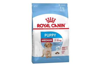 Сухий корм для цуценят Royal Canin Medium Puppy середніх порід до 12 місяців, 4 кг. 8 фото