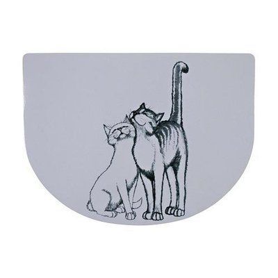 Килимок під миску Trixie &laquo;Pussy Cat&raquo; 40см / 30см сірий 1001167 фото