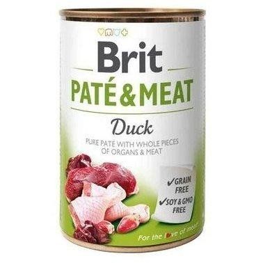 Вологий корм для собак Brit Care and Meat Dog з качкою 400 г 2010200 фото