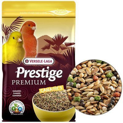Повнораціонний корм Versele-Laga Prestige Premium Canary для канарок 800 г. 2005735 фото