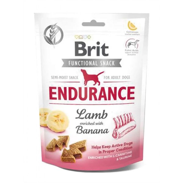 Ласощі для собак Brit Care Endurance ягня з бананом 150 г 2016657 фото