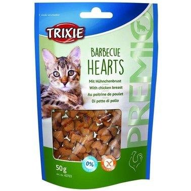 Ласощі для кішок Trixie Pemio Barbecue Hearts з куркою 50 г 2001352 фото