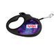 Поводок-рулетка для собак WAUDOG R-leash, рисунок &laquo;NASA21&raquo;, S, до 15 кг, 5 м, светоотражающая лента 2009813 фото 1