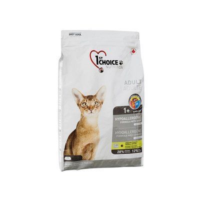 Сухой корм для кошек 1ST CHOICE ADULT HYPOALLERGENIC 2,72 кг. 2009013 фото