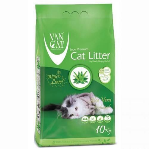 Наповнювач туалетів для кішок Van Cat AloeVera Бентонітовий 10 кг. 1008307 фото