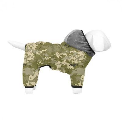 Комбінезон для собак WAUDOG Clothes, малюнок "Мілітарі", S35, 52-55 см, З 31-36 см 2012937 фото