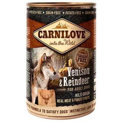 Вологий корм для собак Carnilove Dog з м'ясом північного оленя 400 г 2006675 фото