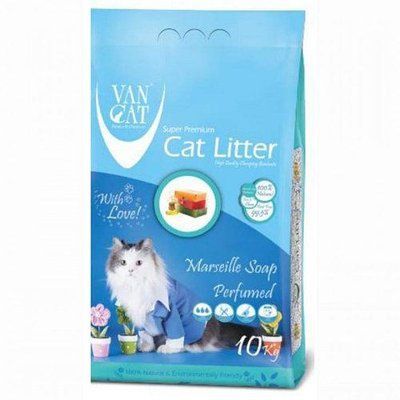 Наповнювач туалетів для кішок Van Cat Marseille Soap Бентонітовий 10 кг. 1008306 фото