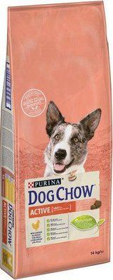 Сухой корм для взрослых собак Purina Dog Chow Active Adult со вкусом курицы 14 кг. 415 фото