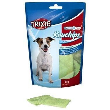 Ласощі для собак Trixie KauChips Light з спіруліна 50 г 2001854 фото