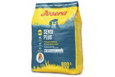Сухой корм Josera Adult Sensi Plus для взрослых чувствительных собак, с деликатными уткой и рисом, 900 г 1002041 фото