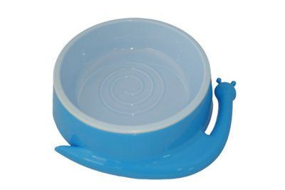 Пластикова миска AnimAll в формі равлика, для котів, L, 350 мл, блакитна 2004249 фото