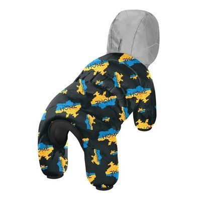 Комбінезон для собак WAUDOG Clothes малюнок "Дім", L50, В 70-74 см, С 47-50 см 2012350 фото