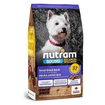 Сухий корм для дорослих собак дрібних порід S7 Nutram Sound Balanced Wellness Adult з куркою, 320 г. 2001065 фото